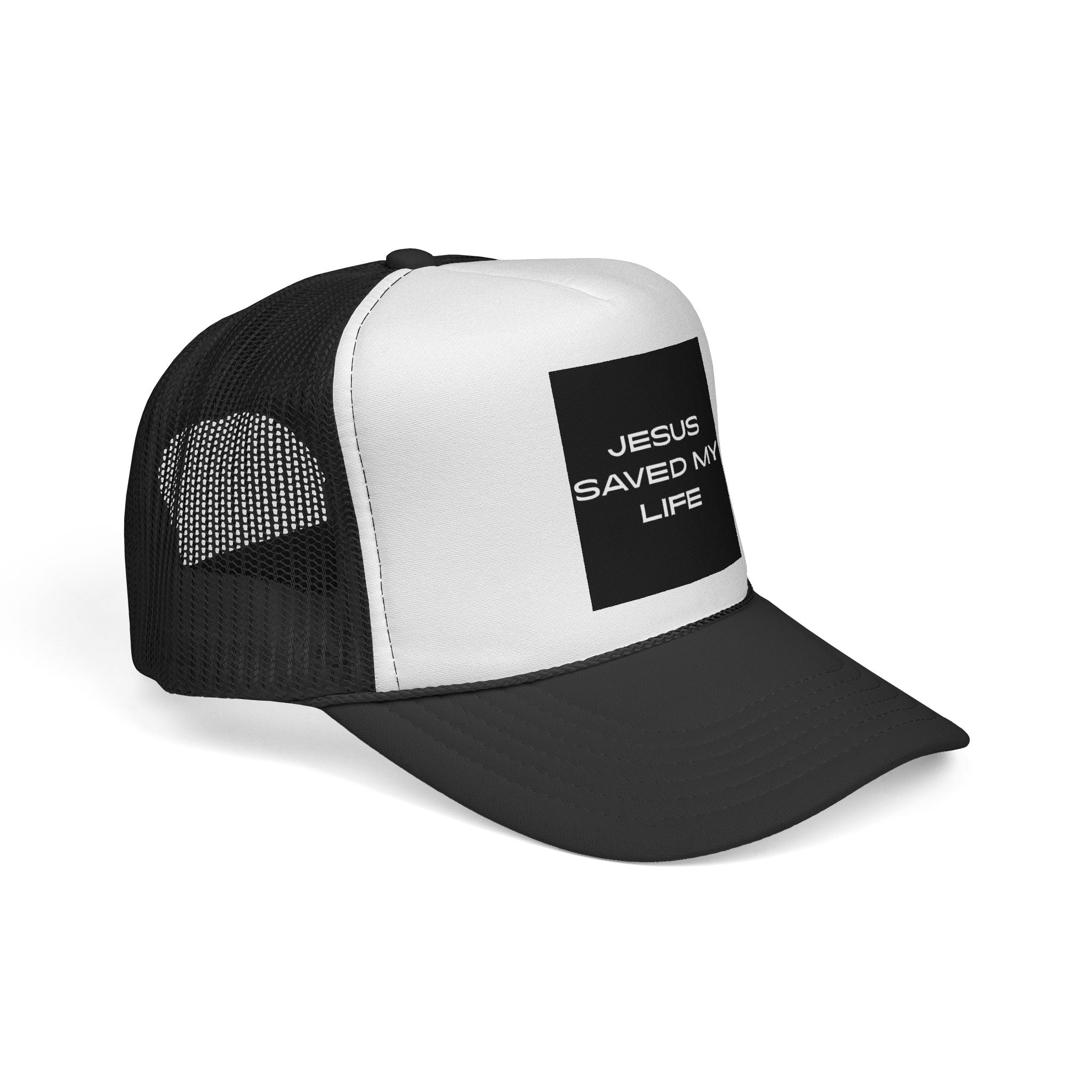 "Jesus Saved My Life" Mesh Cap