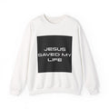 "Jesus Saved My Life" Unisex Heavy Blend™ Crewneck Sweatshirt