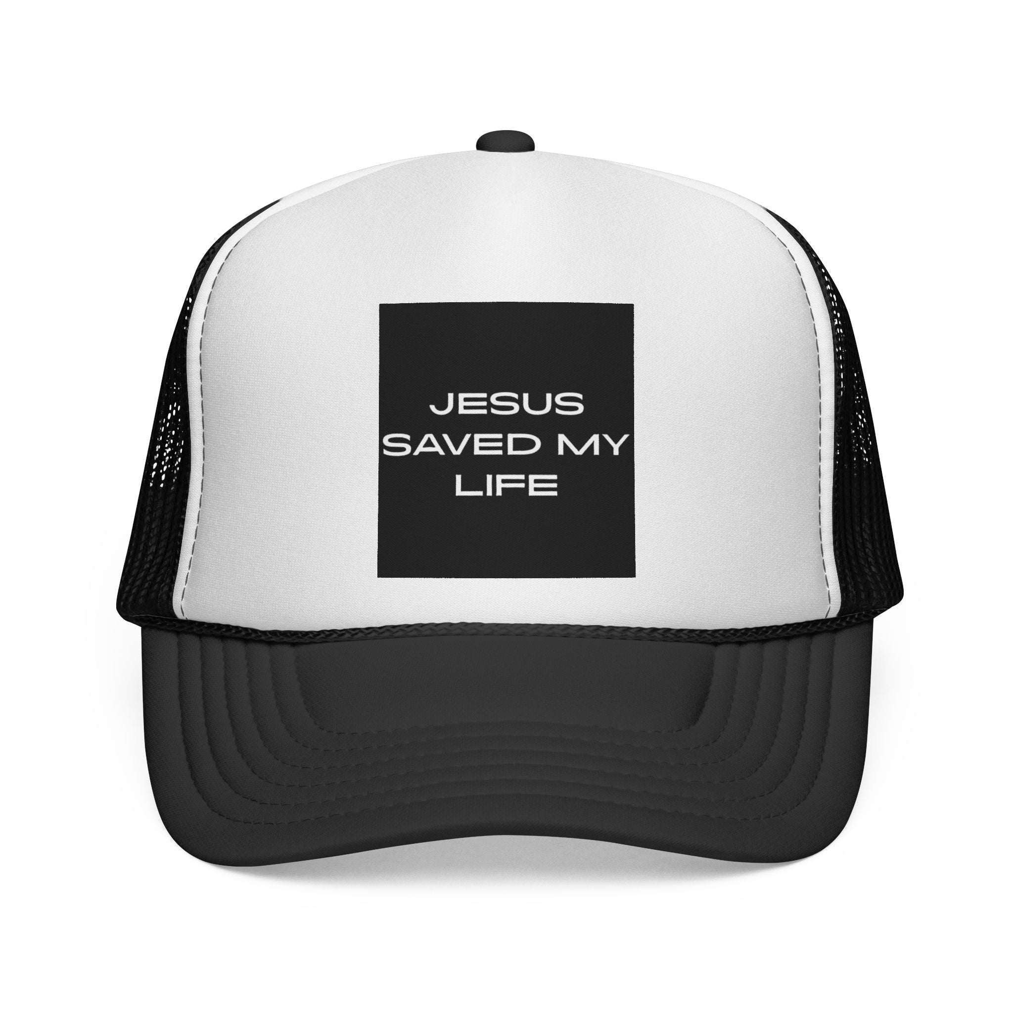 "Jesus Saved My Life" Mesh Cap